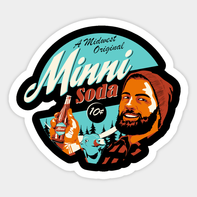 Minni Soda Sticker by stevethomasart